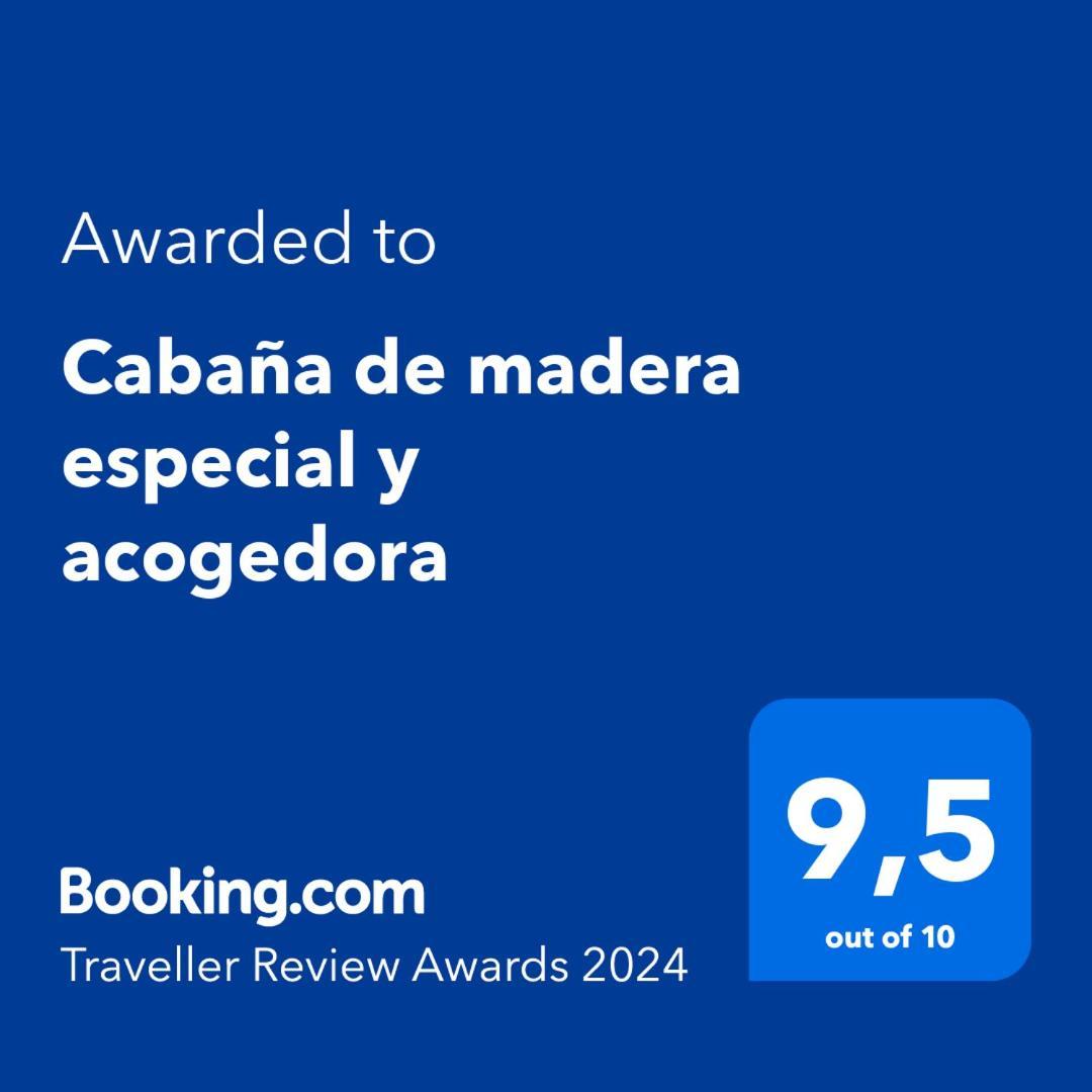 Cabana De Madera Especial Y Acogedora Карденете Экстерьер фото