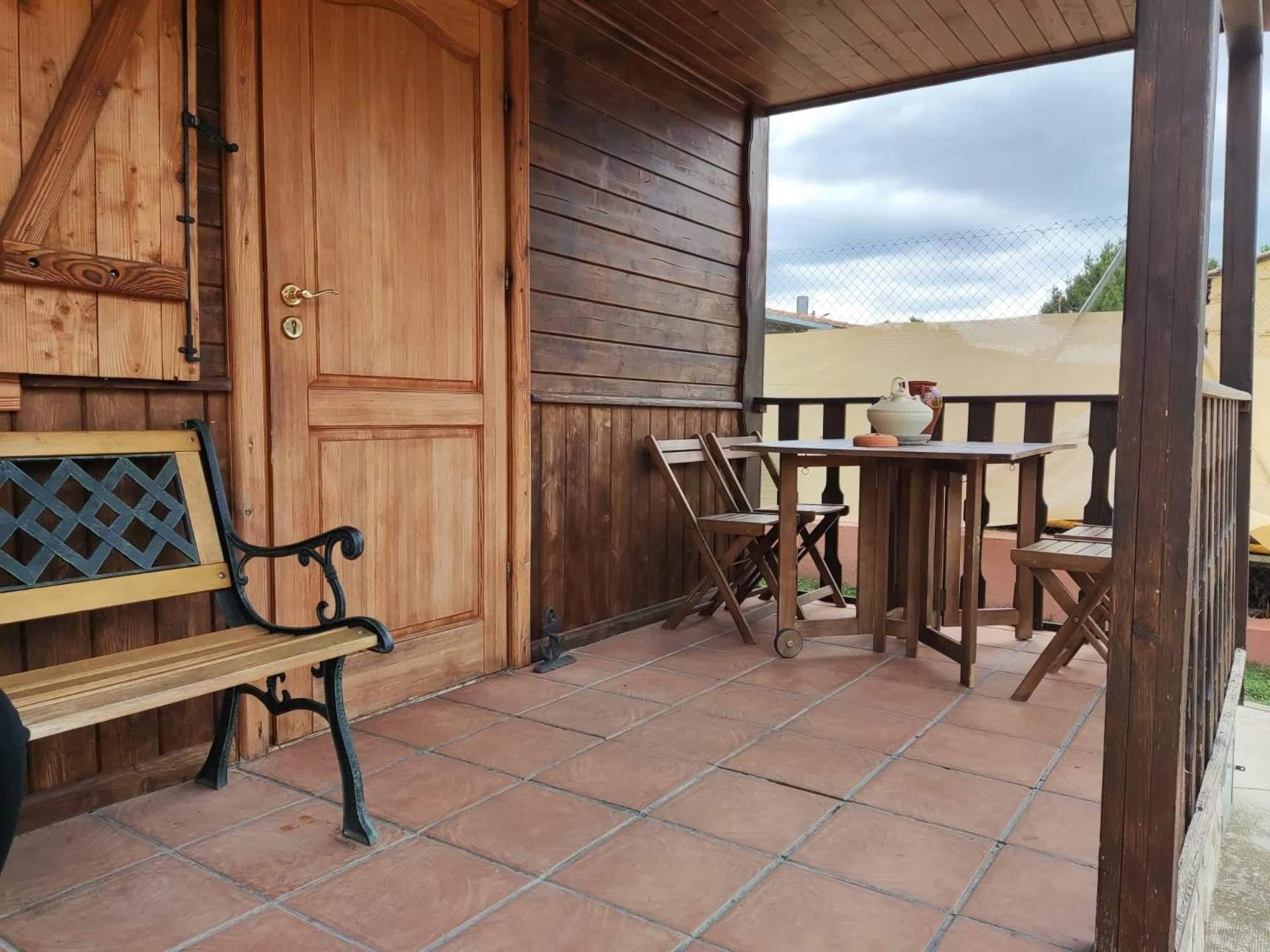 Cabana De Madera Especial Y Acogedora Карденете Номер фото